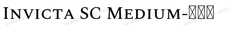 Invicta SC Medium字体转换